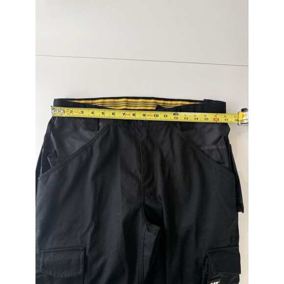 Caterpillar Work Pants Mens 34x34 Black Utility Cargo CAT Trademark C172 Pants - Picture 9 of 15